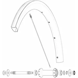 Mavic Jante De Route Front Cosmic Slr 40 Rb pas cher