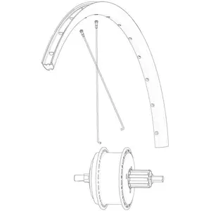 Mavic Rayons Kit 16 Rear Ksyrium S Disc Ebm pas cher