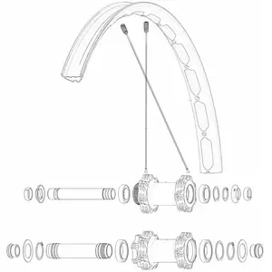 Mavic Rayons Kit 14 Front Edeemax S 29´´ pas cher