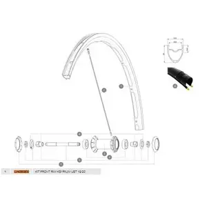 Mavic Jante Avant Ksyrium Ust 19/20 pas cher