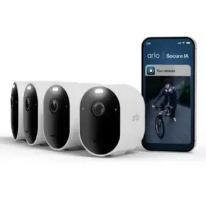 Caméra de surveillance ARLO Pack de 4 caméras 2K+ extérieur Pro6 pas cher