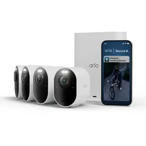 Arlo Ultra 3 4-CAM KIT (3840 x 2160 pixels), Caméra réseau, Blanc pas cher
