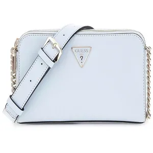 GUESS Sac à épaule bandoulière bleu clair pour femme - Daryna Status C... pas cher