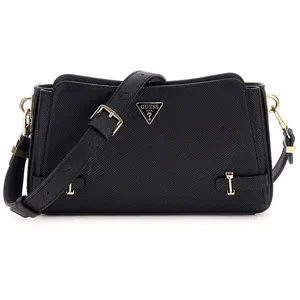Comparateur de prix : GUESS schoudertas Rosalba Top Zip Crossbody Bag Black zwart
