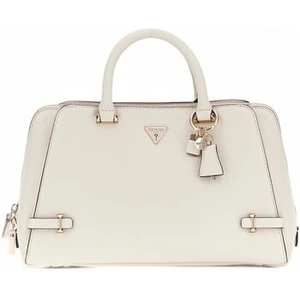 GUESS Sac à main crème pour femme - Rosalba Girlfriend Satchel Cream White 312847