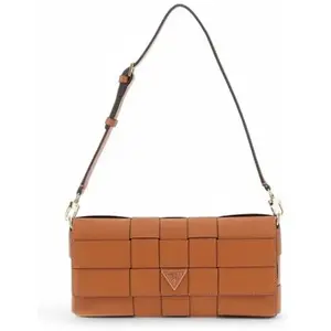 GUESS Schoudertas Maylee Flap Shoulder Bag Caramel Lichtbruin pas cher