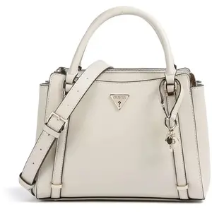 GUESS Sac à main crème pour femme - Daryna II Two Comp Satchel Bone 326691