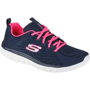 Skechers Femme Baskets Graceful Get Connected, Marineblauw, 37 EU pas cher