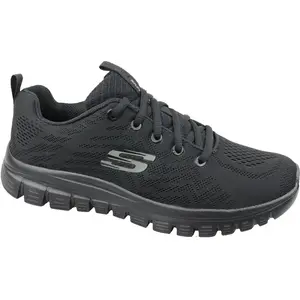 Comparateur de prix : Skechers Femme Baskets Graceful Get Connected, Black Rose Gold, 35 EU