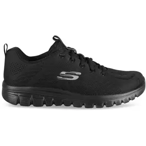 Comparateur de prix : Skechers Femme Baskets Graceful Get Connected, Noir, 36 EU