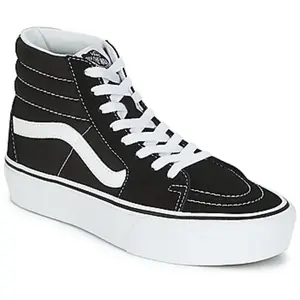 Vans Mixte Sk8-hi Reissue Leather Baskets, Noir Blanc, 37 EU