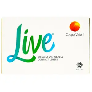+8.00 - Live® - 30 pack - Daglenzen - BC 8.60 - Contactlenzen pas cher