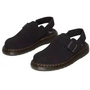 Comparateur de prix : Dr. Martens JORGE II BLACK E.H.SUEDE - Platte sandalenDames Sandalen - Kleur: Zwart - Maat: 39