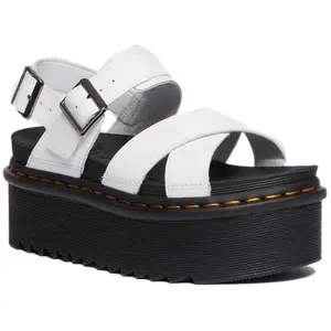 Sandalen Dr. Martens VOSS II WHITE ATHENA Wit pas cher