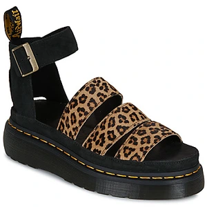 Dr Martens Sandales Clarissa Ii Quad Mini Leopard Spot Hair On pas cher