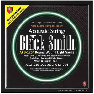 Black Smith AOT-PB1254 - Jeu Cordes acoustiques AOT 12-54 pas cher