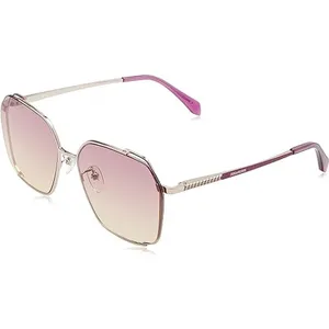 Zadig&voltaire Zadig & Voltaire Lunettes Femme, Doré brillant avec pièces colorées, 58 pas cher
