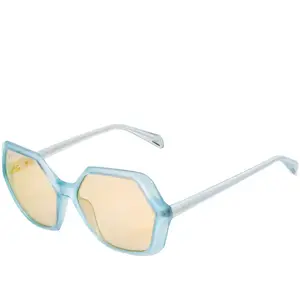 Police SPLA98 Sunglasses, Light Blue/Grey, 58 Unisex, Light Blue/Grey, 58 pas cher