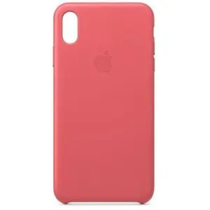 Coque en cuir Apple Rose pivoine pour iPhone XS Max pas cher