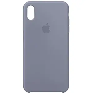 Apple Siliconen Back Cover voor iPhone XS Max - Lavendel Grijs pas cher