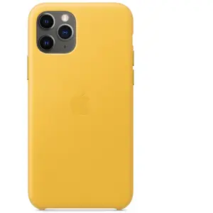Apple Coque en Cuir pour iPhone 11 Pro Citron Meyer pas cher