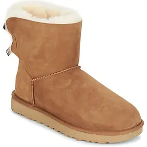 UGG Femme Mini Bailey Bow II Bottes classiques.,Noisette 37 EU