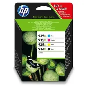 Cartouche d'encre HP pack 934 Noir xl + 935 3 couleurs xl