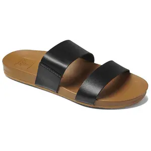 Reef Slippers - Maat 37.5 - Vrouwen - Zwart/bruin pas cher