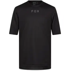 Fox, Hommes, Maillot de cyclisme, Ranger SS Jersey Wordmark (S), Noir, S pas cher