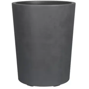 Pot de fleur Vase - DEROMA - Millennium R - Anthracite - A réserve d'eau - Hauteur - 53 cm pas cher