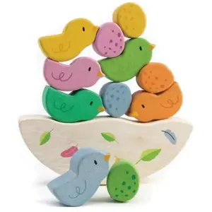 Tender Leaf Jeu d'équilibre bébés oiseaux en bois pas cher