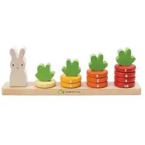 Tender Leaf Jeu de comptage carottes en bois pas cher