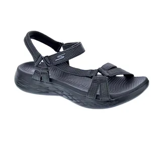 Skechers On-The-Go 600 - Brilliancy Dames Sandalen - Black/Black - Maat 40 pas cher