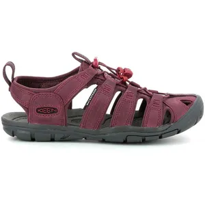 KEEN Femme Clearwater Cnx Sandales, Cuir dahlia rouge vin, 39 EU