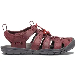 Comparateur de prix : KEEN Clearwater CNX Leather, Sandales Femme, Wine Red Dahlia, 37.5 EU