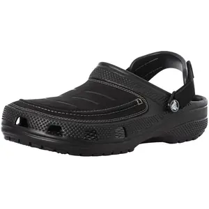 Crocs Yukon Vista II Clog 207689-0DD, Mannen, Zwart, Slippers, maat: 41/42 pas cher