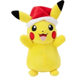Pokémon | Pikachu met kerstmuts - 20 cm knuffel pas cher
