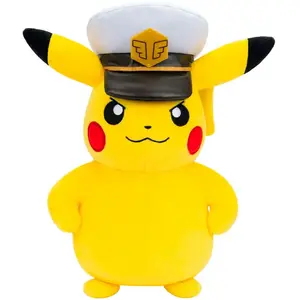 Pokémon Capitaine Pikachu, 20cm en peluche (8.30 cm) pas cher