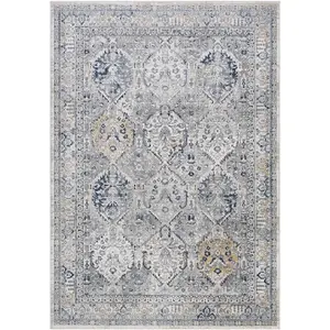 SURYA - CAMILLA Vintage Oosters LichtGrijs Tapijt pas cher