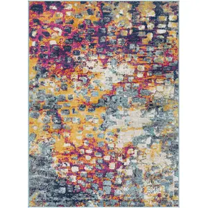 SURYA Tapis de Salon à Poils Courts Doux Abstrait Moderne AMAYA 160x21... pas cher