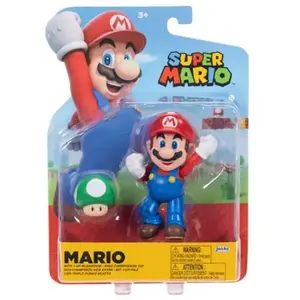 Jakks NINTENDO, MINIFIGUUR SUPER MARIO 10 CM ASSORTIMENT W40 pas cher