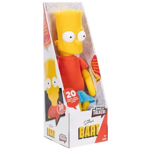 THE SIMPSONS, SHELF TALKERS FUNCTIONELE PLUCHE TALKING BART pas cher