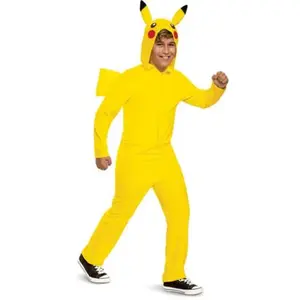 Disguise POKÉMON, PIKACHU JUMPSUIT MET CAPUCHON CLASSIC, MAAT S (4-6 JAAR) pas cher