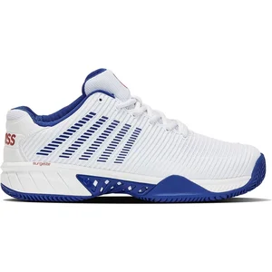WHITE AND BLUE K-SWISS HYPERCOURT EXPRESS 2 HB 06614197 WH/CLSCBL pas cher