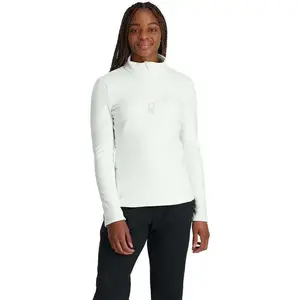 Spyder Shimmer Bug Fleece Met Halve Rits Wit XS Vrouw pas cher