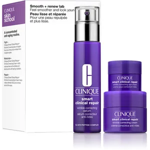 Clinique Skin School Supplies: Smooth and Renew Lab Serum Skincare Set pas cher
