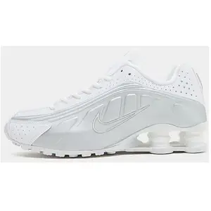 Nike Shox R4, Chaussures d'Athlétisme Femme, Multicolore White White Metallic Silver Max Orange 000, 42 EUVendu parbol