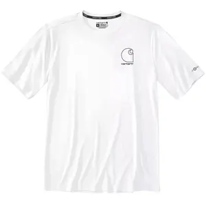 Comparateur de prix : Carhartt Force Sun Defender S/S T-Shirt 107182 White-L