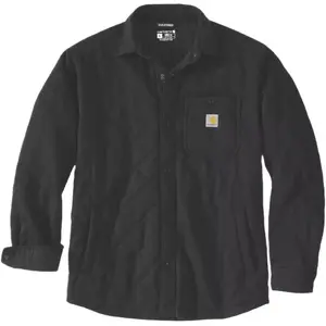 Comparateur de prix : Carhartt Quilted Snap Front Overhemd Met Lange Mouwen Zwart S Man