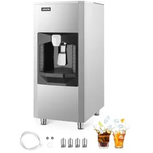 Distributeur de Glaçons-VEVOR-9 kg/min-Bac de Stockage de Glace-Capaci... pas cher